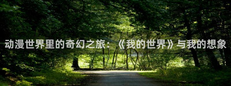 黄动漫天堂：动漫世界里的奇幻之旅：《我的世界》与我的想象