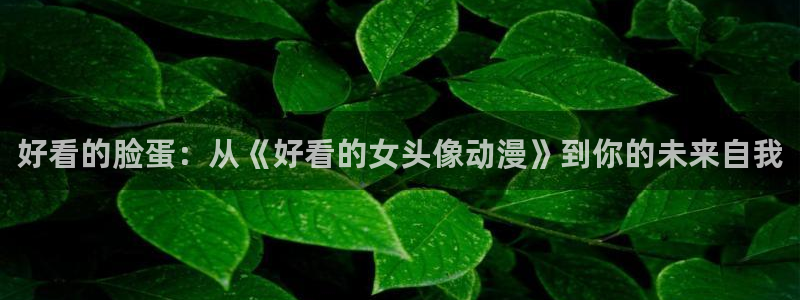 动漫天堂3d：好看的脸蛋：从《好看的女头像动漫》到你的未来自我